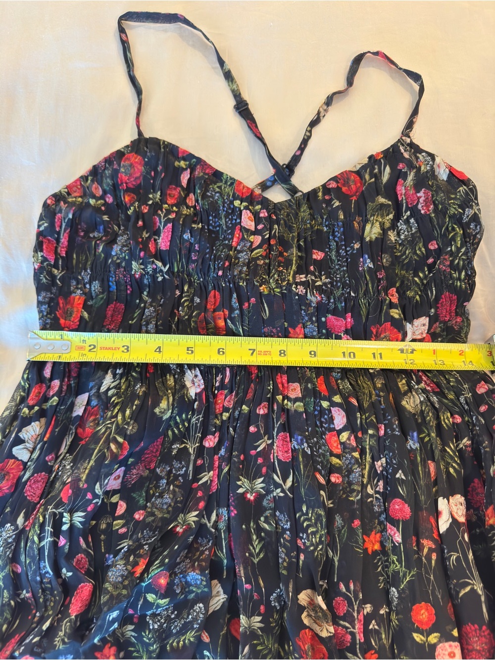 Payal Jain Black Floral Dress Size XS - Picture 10 of 14
